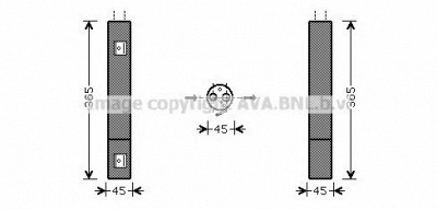 AVA QUALITY COOLING msd395 -  Осушитель, кондиционер